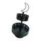 thumbnail image 4 of Bandeja de Metal BLESIY Eid Mubarak Doble Capa Decoración de Mesa Negro, 4 of 8