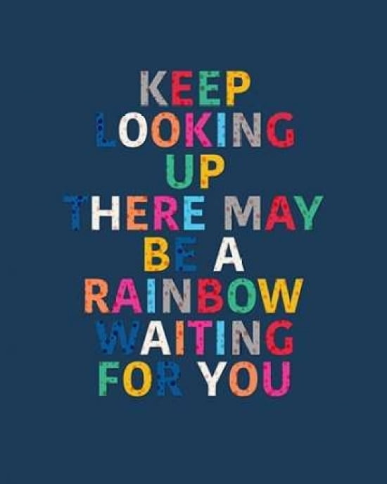 Rainbow Waiting For You Poster Print By Amy Cummings Walmart Com Walmart Com