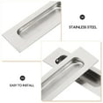 thumbnail image 4 of OHOIOLLA 2Pcs Sliding Door Handle Barn Door Handles Stainless Steel for Interior Doors, 4 of 4