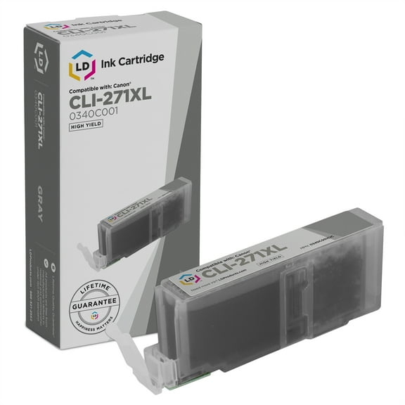 LD Compatible Ink Replacement for Canon CLI-271XL 0340C001 HY Gray