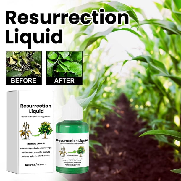 Fluido para crecimiento de plantas fertilizante líquido | Potenciador de crecimiento rápido | Suplemento de recuperación para plantas de interior y exterior, verduras | Estimula la recuperación | 3