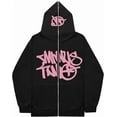 thumbnail image 1 of Sudadera con capucha y cremallera Minus-Two para hombre, chaqueta informal estilo hip hop Y2K, sudadera con capucha cargo unisex Minus-Two, 1 of 5