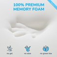 RECCI 3 Inch Twin Memory Foam Mattress Topper for Back Pain Relief