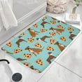 thumbnail image 3 of Boxer Dog Pitbull Terriers Dog and Pizza Flannel Non Slip Door Rugs,Washable Door Mats Indoor,Decorative Door Mats,Dirt-Resistant and Absorbent Doormat for Entrance,Bedroom,Kitchen,Bathroom,23.5"x16", 3 of 5