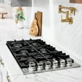 thumbnail image 5 of ZLINE 36 in. Dropin Cooktop with 6 Gas Burners and Black Porcelain Top (RC36-PBT), 5 of 5