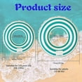 thumbnail image 2 of Inflatable swimming ring, retro striped swimming ring, thickened inflatable pool float, swimming ring, summer beach pool swimming ring, suitable for c, 2 of 5