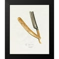 thumbnail image 2 of Popp, Grace 12x14 Black Modern Framed Museum Art Print Titled - Gilded Toiletries I, 2 of 5