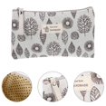 thumbnail image 3 of Canvas Cosmetic Bag Toiletries Storage Bag Makeup Bag Multi-functional Storage Pouch, 3 of 4