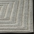 thumbnail image 5 of SAFAVIEH Cottage Naira Geometric Squares Indoor/Outdoor Area Rug Light Grey/Grey, 4' x 6', 5 of 6