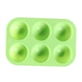 thumbnail image 2 of Molde de silicona para hornear pasteles pequeños, gelatina, cúpula Verde, 2 of 9