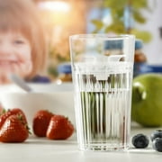 Reflo Smart Cup (Clear 1-Pack) Open Training Cup, Toddler Cup, No Suction 6oz, 360 Control-Flow, Premium High-Impact Plastic 1-Pack Clear