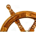 thumbnail image 4 of Wooden Ship Wheel - (16 Inches, Natural Wood), 4 of 6