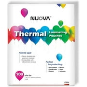 Nuova Premium Thermal Laminating Pouches, 9" x 11.5"/Letter Size/3 mil, 200 Pack (LP200H)