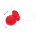 thumbnail image 2 of 6pcs Cosplay Clown Nose Props Elastic Funny Clown Nose Clown Costume Accessory, 2 of 4