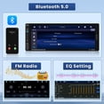 thumbnail image 5 of Radio de Coche Inalámbrica Carplay 6,9 Pulgadas Estéreo con Pantalla Táctil un Solo DIN, Android Auto Bluetooth Mirror Link FM Mic SWC, 5 of 5