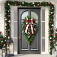 thumbnail image 2 of HCBY Merry Christmas Door Cover New Year Decorations Xmas Background Banner Xmas Door Hanging Covers for Front Porch Home Indoor Outdoor New Year Decoration (Comprehensive#35), 2 of 6