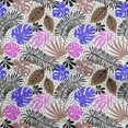thumbnail image 1 of oneOone Georgette Viscose Brown Fabric Tropical Abstract Leaf Diy Clothing Quilting Fabric Print Fabric By Yard 42 Inch Wide, 1 of 4