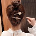 thumbnail image 2 of Coofit 5PCS Dame Épingle à Cheveux Mode Créatif Strass Décoratif Épingle à Cheveux Barrette de Cheveux, 2 of 9