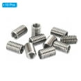 thumbnail image 3 of Unique Bargains Adaptateurs Filetage Manchon Réducteur Écrou M8x1.25 Mâle à M6x1.0 Femelle pour Réparer Insert Écrou Vis Réducteur 12mm 10 Pcs, 3 of 5