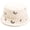 Beige, variant on Winter Warm Plush Fuzzy Bucket Hat Faux  Shearling Butterfly Fisherman Hats for Women
