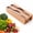 Yellow, variant on FORICOM 2-Slot Bamboo Wrap Dispenser with Cutter for 12.5" Rolls, Countertop Foil and Plastic Wrap Organizer(White)