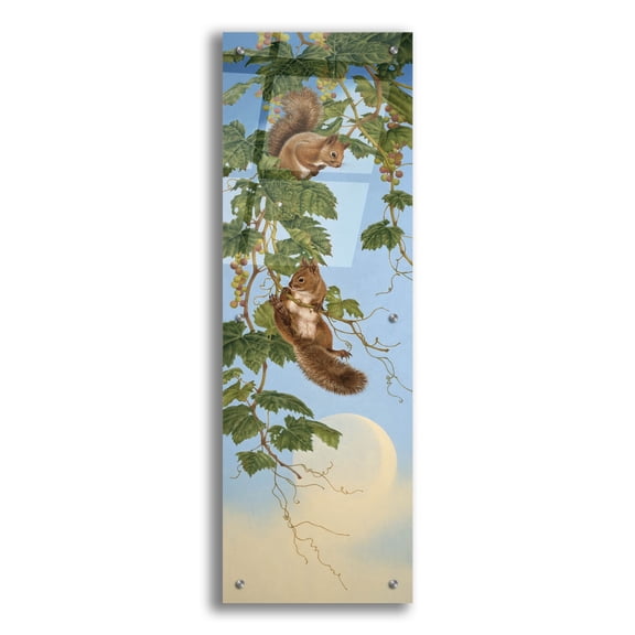 Epic Art 'Climbing' by Joh Naito, Acrylic Glass Wall Art, 12"x36"