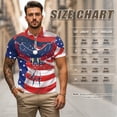 thumbnail image 6 of Garronmavis American Flag Eagle Matching Golf Shirts for Couple His and Hers Golf Shirts 4-Way Stretch Matching Mens Hawaiian Shirt Suitable for Tennis Enthusiasts Lightweight, 6 of 6
