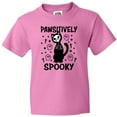 thumbnail image 3 of Inktastic Pawsitively Spooky Skeleton Cat with Ghosts and Crosses Youth T-Shirt, 3 of 5