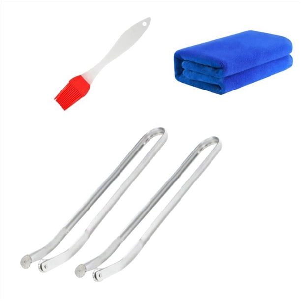 Pinzas para Girar Salchichas,Pinzas para Cocinar en la Cocina,Pinzas para Barbacoa para Asar, Pinzas para Parrilla de Salchichas para Barbacoa,Pinzas de Cocina con Manejar B
