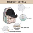 thumbnail image 4 of Aesthetic Cat Pattern School Backpack - Waterproof & Spacious for College Students, 4 of 5