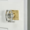 thumbnail image 4 of Viaggio Qadmltsta_Sd Motivo Solid Brass Non-Turning One-Sided Dummy Door Knob - Nickel, 4 of 7