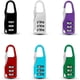 thumbnail image 1 of 6 candados para equipaje fáciles de llevar, candado con código de 3 dígitos para bolsa de viaje, maleta, mochila XianweiShao 9024715319579, 1 of 1