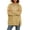 Khaki, variant on Cmfcve Women's Oversized Hoodies Long Sleeve Drop Shoulder Hooded Sweatshirts Side Slit Casual Fall Pullover Tops with Poc
