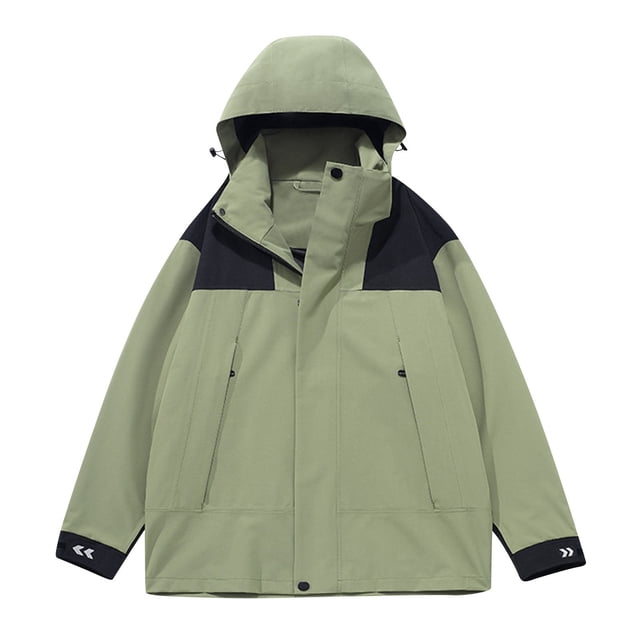 DecSea Men's Winter Mountain Ski Jacket Waterproof Winter Jacket Warm Snow Jacket Hooded Rain Coat Windproof Jacket