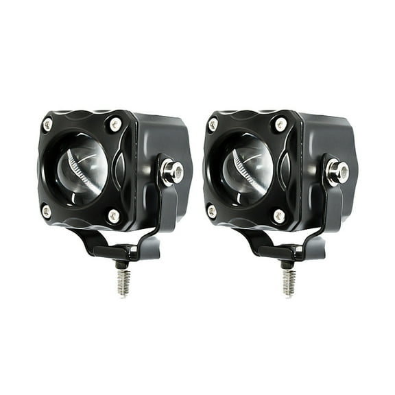 JELLOO LED Pod Lights, LED off Road Lights Dual Color Driving Fog Auxiliary Work Lights Pod for Motorcycle Truck SUV ATV E-Bike Tractor