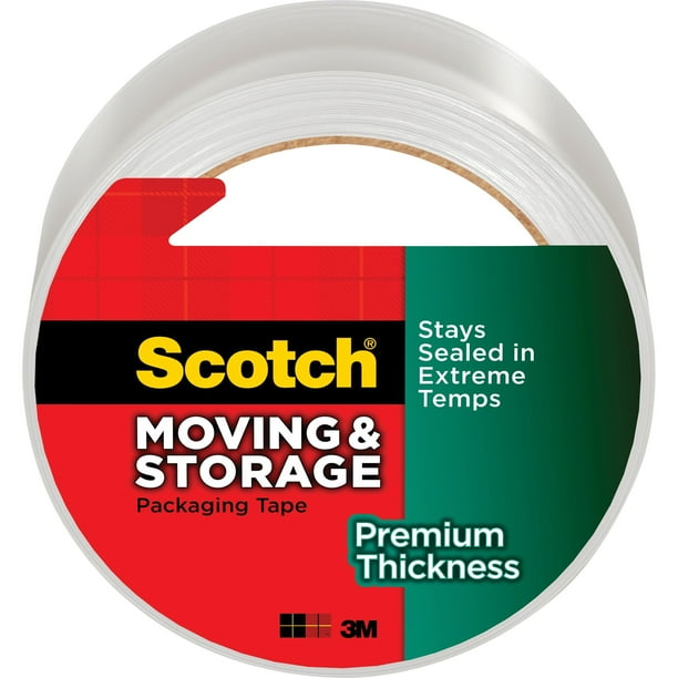 Scotch, MMM363154, Premium Thickness Moving/Storage Packaging Tape, 1