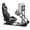 Black, variant on Racing Simulator Cockpit with Monitor Mount Fits for Logitech G923/G29/G920, Fanatec, Thrustmaster, and PXN, Adjustable Driving Simulators Without Handbrake, Pedals, Shift and Monitor