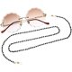 thumbnail image 5 of Cadena de gafas de sol bohemias con diamantes de imitación de cristal negro para gafas de playa callejeras accesorios antipérdida para mujeres y niñas JM, 5 of 5