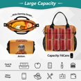 thumbnail image 4 of Owl Firemen Cooler Bag Lunch Bag Soft Cooler Cooling Tote Insulated Lunch Box for Adult Men Women, 4 of 6