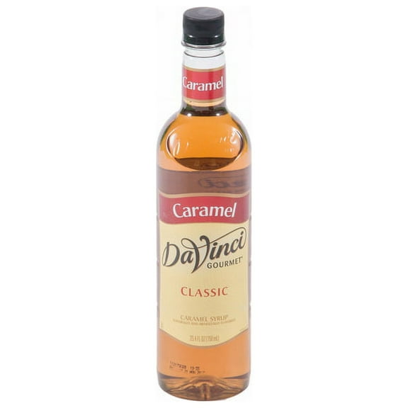 (Price/Case)Davinci Gourmet Caramel Syrup 750 Milliliters Per Pack - 4 Per Case