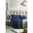 thumbnail image 3 of Hotel Sheets Direct Bamboo 4 Piece Bed Sheet Set – Cooling, Twin Navy Blue, 3 of 3