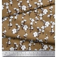 thumbnail image 2 of Soimoi Cotton Jersey Fabric Cotton Ball Floral Print Fabric by Yard 58 Inch Wide, 2 of 3
