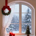 thumbnail image 5 of Yucurem 5.1 Inch Mini Christmas Cabinet Wreath, 12PCS Small Christmas Kitchen Wreaths with Bow Ribbon for Xmas Window Door Chair Fireplace Table Centerpiece Indoor Outdoor Decor, 5 of 7