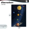 thumbnail image 4 of Stupell Industries Contemporary Planets Aligned in Celestial Orbit Canvas Art, 20 x 30, by Creative Studio, 4 of 8