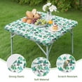 thumbnail image 4 of Green Christmas Tree and Text Pattern Square Fitted Tablecloth with Elastic Edge,Square Table Cover,Washable Elastic Table Cover for Home Kitchen Party Decor 34"x34", 4 of 6