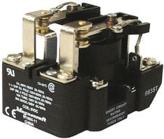 DPDT Electric Power relay W199AX-15 40A,240 VAC Coil 