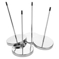 thumbnail image 1 of FENGGUIQU 4Pcs Restaurant Ticket Holder for Holding Checks in Silver Color, 1 of 8