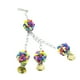 thumbnail image 1 of Juguete de bola para morder para pájaros, bola de plástico colorida, accesorio para jaula de campana para loros, 1 of 5