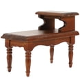 thumbnail image 1 of EeaseCA Mini Table 1:12 Scale Mini House Mini Furniture Model Retro Micro Scene Double Layer Coffee Table, 1 of 7
