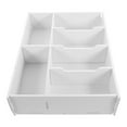 thumbnail image 6 of OUNONA  Change Storage Box Bins Organiser Clear Boxes for Office White, 6 of 7